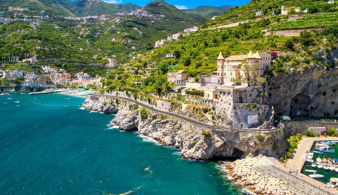 Enjoy a boat trip to Maiori on our Amalfi Coast walking holiday.