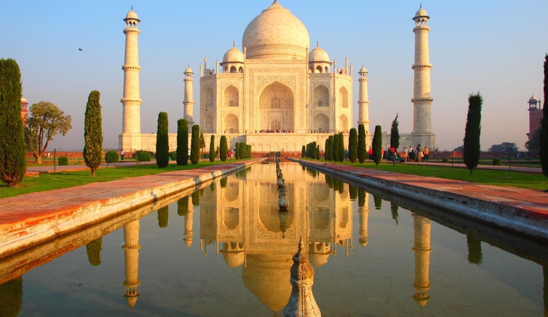 Visit the iconic Taj Mahal