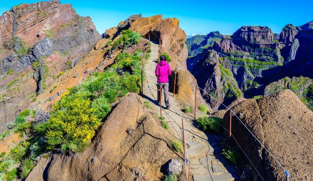 Take an epic hike from Pico do Arieiro to Pico Ruivo.