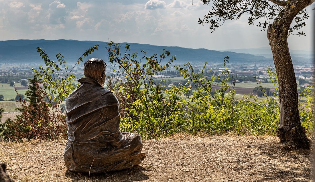 Take in the views of Assisi.