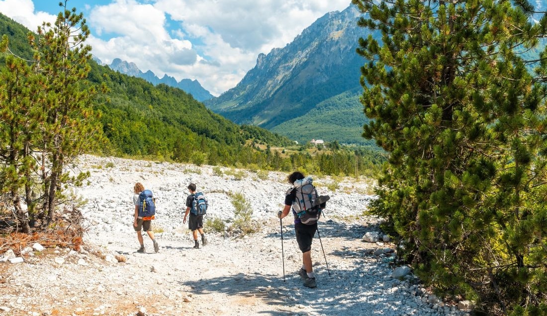 Enjoy hiking in Albania with like-minded people.