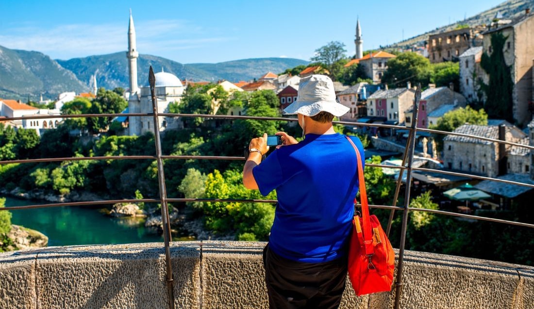 Explore the old town of Mostar.
