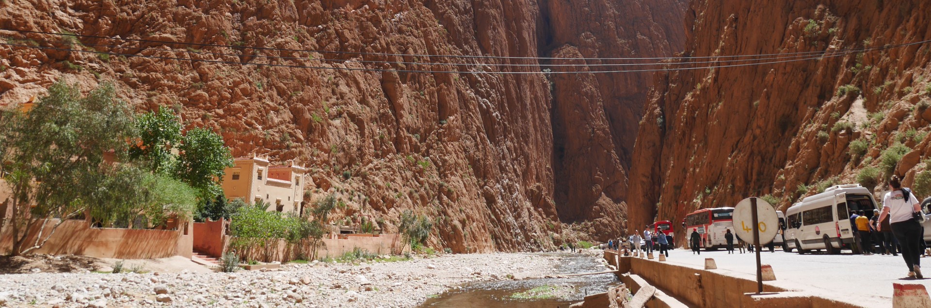 Walk through Todra Gorge.