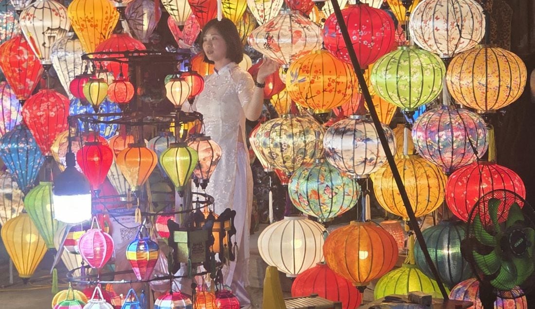 Browse silk lanterns in Hoi An's Old Town. Customer Photo - Credit: Teresa