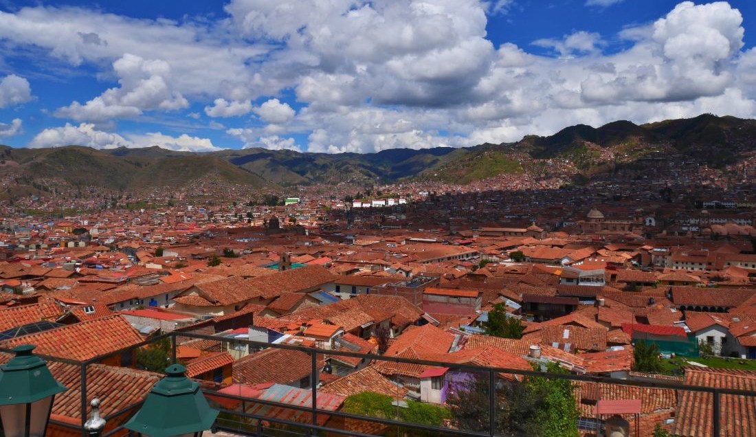 Take in rooftop views across Cusco.