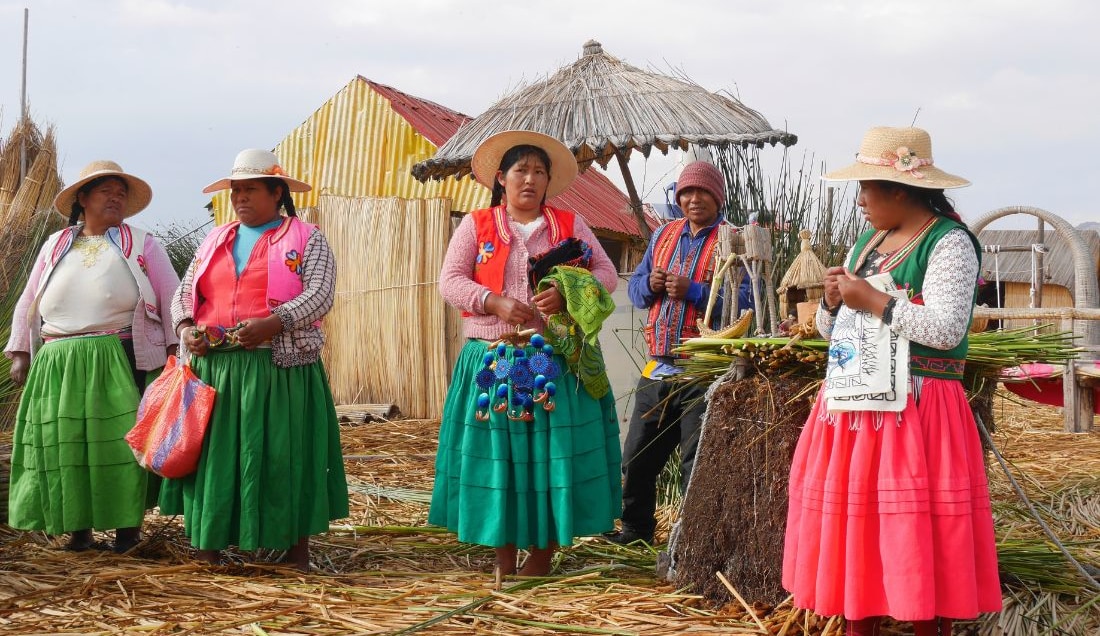 Meet local communities on the Uros floating islands of Lake Titicaca.