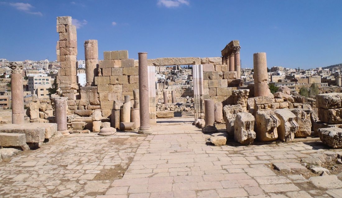 Walk among the ancient ruins of Jerash.