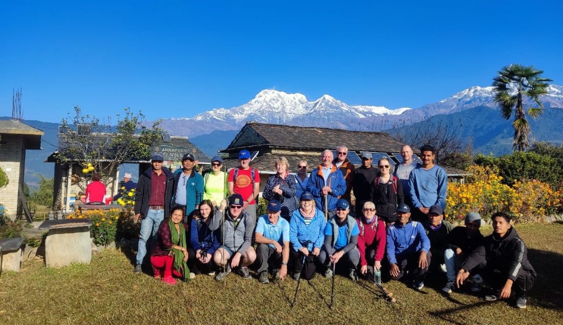 Trek through the Annapurna region.