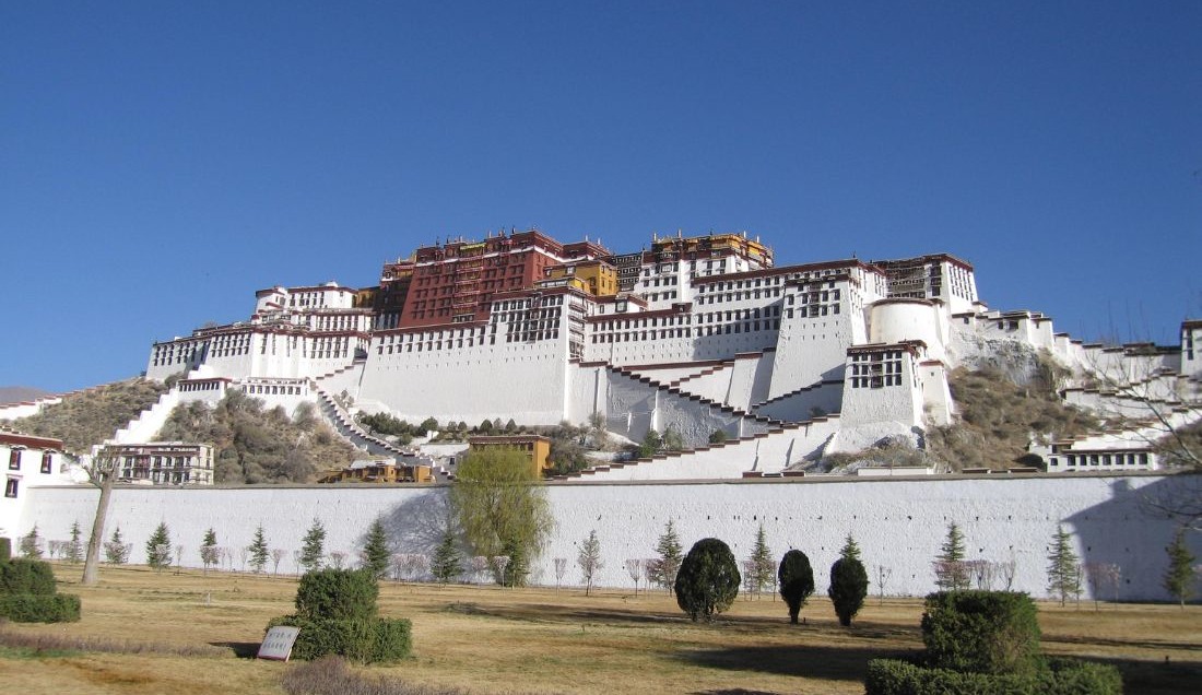 Visit the impressive Potala Palace in Lhasa.