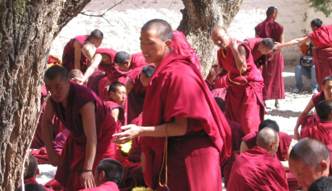 See Tibetan Buddhist monks in Lhasa.